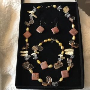 Pearls, Quartz Crystal and Gemstone Box Set